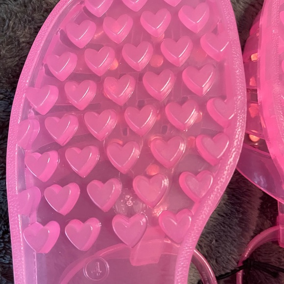 NNT wonder nation pink w/rhinestones/buckle up sandals available sizes in 4 & 5 - Picture 9 of 9